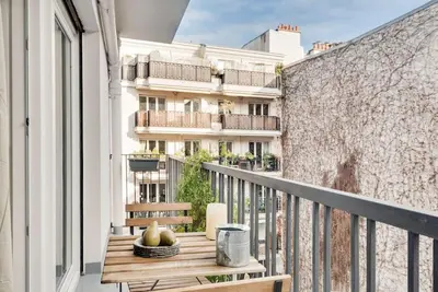 Balcon ou terrasse dans l'établissement Monceau - 1 chambres à Batignolles