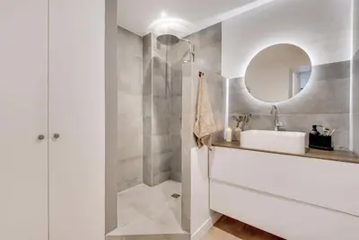 Salle de bains dans l'établissement Monceau - 1 chambres à Batignolles