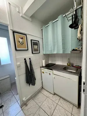 Cuisine ou kitchenette dans l'établissement Paris - Appartement 50m2 - Tour Eiffel