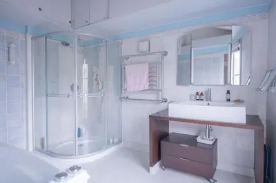 Salle de bains dans l'établissement Amazing flat 3 bedrooms Notre Dame