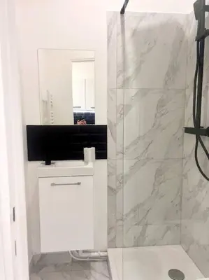 Salle de bains dans l'établissement Studio Annah
