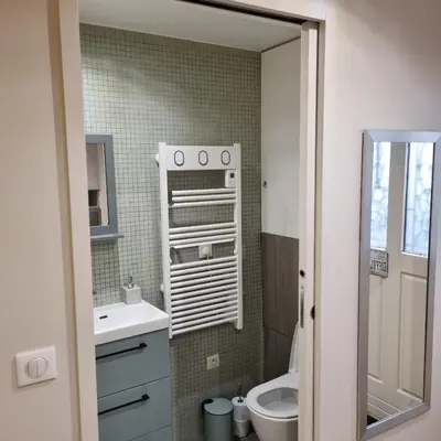 Salle de bains dans l'établissement Studio Paris 15