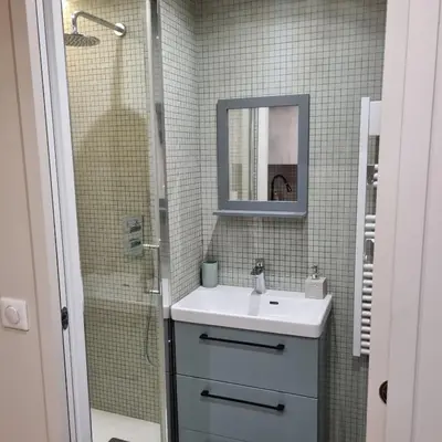 Salle de bains dans l'établissement Studio Paris 15