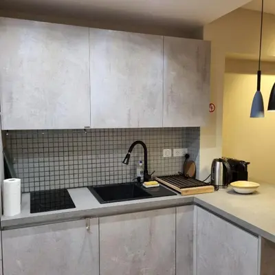 Cuisine ou kitchenette dans l'établissement Studio Paris 15