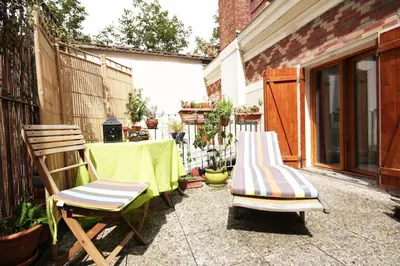 Jardin de l'établissement Exotic Loft in Montmartre + terrace !