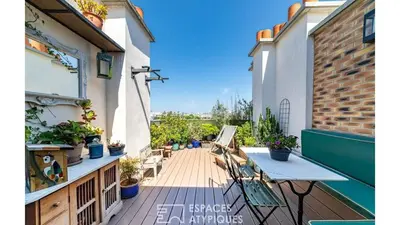 Balcon ou terrasse dans l'établissement Paris Best view w/Rooftop!