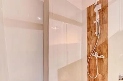 Salle de bains dans l'établissement Appartement charmant, atypique et central !