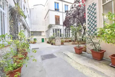 Jardin de l'établissement Modern 3BD for 8 guests in Bastille Voltaire