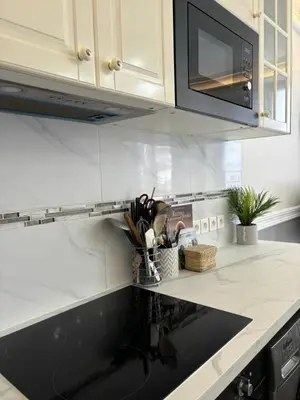 Cuisine ou kitchenette dans l'établissement Superbe appartement Paris 3ème