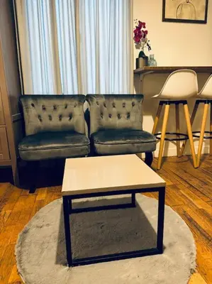 Coin salon dans l'établissement Paris flat,Place d la République