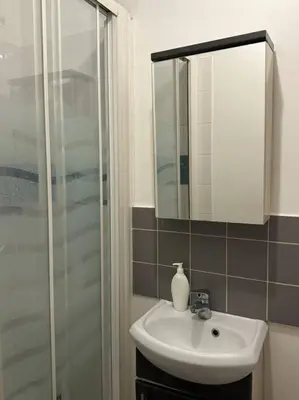 Salle de bains dans l'établissement Paris flat,Place d la République