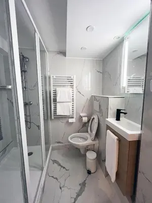 Salle de bains dans l'établissement Urban Flat 175 - Loft St Denis
