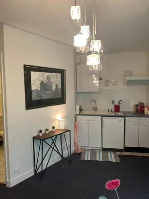 Cuisine ou kitchenette dans l'établissement Studio Paris Bastille