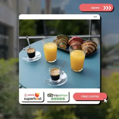 Nourriture dans l'appartement ou à proximité
