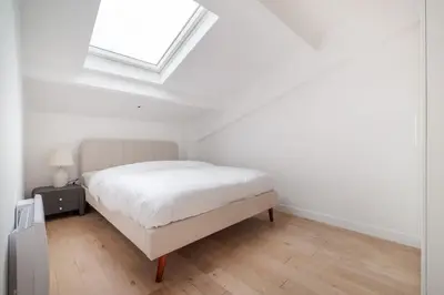 Un ou plusieurs lits dans un hébergement de l'établissement Superbe appartement 8 personnes #5