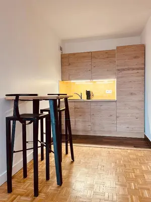 Cuisine ou kitchenette dans l'établissement Vue imprenable sur la Tour Eiffeil