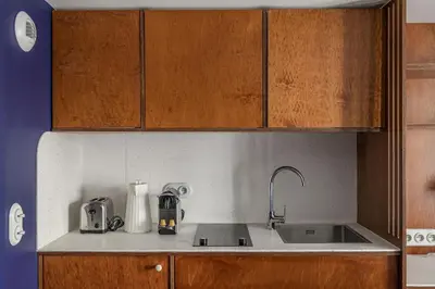 Cuisine ou kitchenette dans l'établissement Paris La Belle - Marais