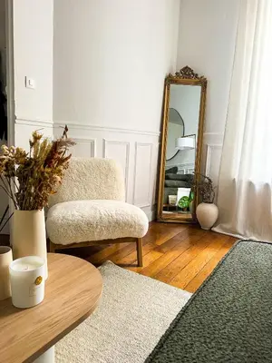 Coin salon dans l'établissement Appartement proche Montmartre