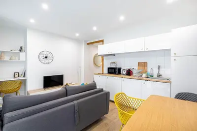 Cuisine ou kitchenette dans l'établissement GuestReady - 2BR Apt Paris Expo Porte Versailles