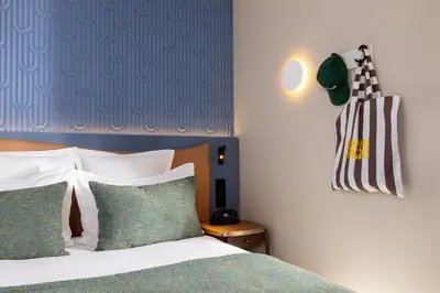 Un ou plusieurs lits dans un hébergement de l'établissement Hôtel L'Ormaie & Spa