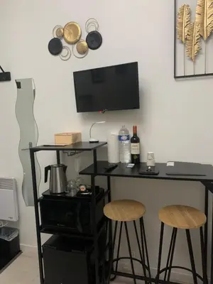 Télévision ou salle de divertissement dans l'établissement Paris Golden Studio