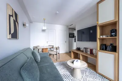 Cuisine ou kitchenette dans l'établissement Quartier Libre Opera