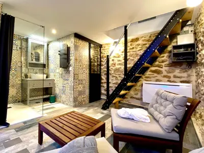 Salle de bains dans l'établissement #SPA Wellness @ Paris 11ème