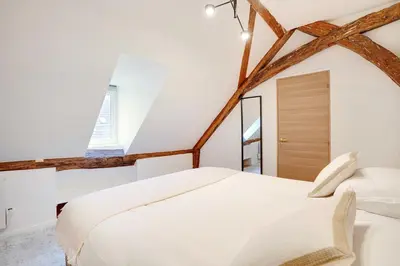 Un ou plusieurs lits dans un hébergement de l'établissement Charming apartment - 1BR-4P - Bastille