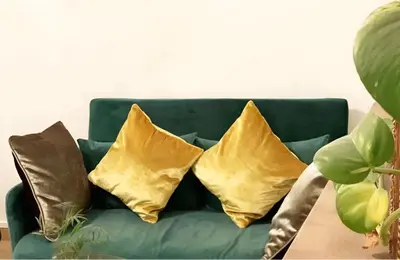 Coin salon dans l'établissement Seine Apartment