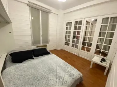 Un ou plusieurs lits dans un hébergement de l'établissement Appartement Design Champ de Mars, 2 piéces Quartier Tour Eiffel