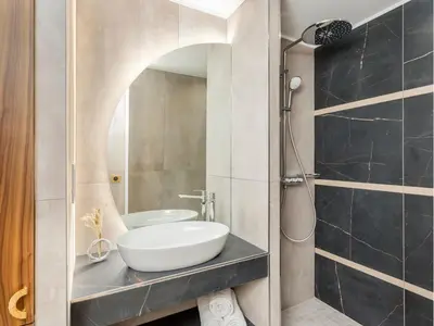 Salle de bains dans l'établissement Merveil - Luxury Suite - Marais - Lenoir III