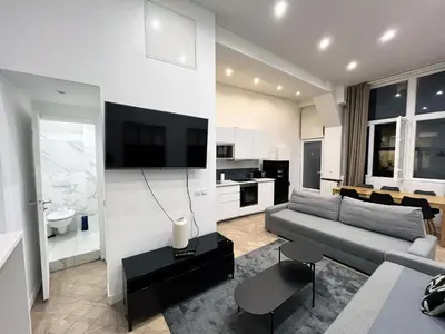 Télévision ou salle de divertissement dans l'établissement Urban Flat 66 - Pretty 3 bedroom in Paris