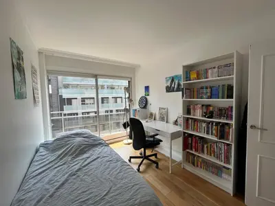 Bibliothèque dans l'appartement