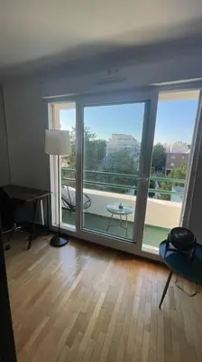 Vue générale sur la montagne ou vue sur la montagne depuis l'appartement