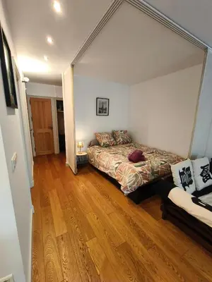 Un ou plusieurs lits dans un hébergement de l'établissement Apartment 10 mn from Champs-Élysées PARIS