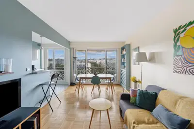 Coin salon dans l'établissement Appartement Akena - Welkeys