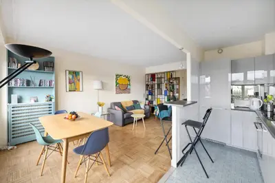 Coin salon dans l'établissement Appartement Akena - Welkeys