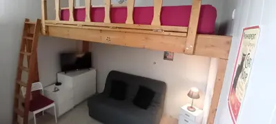Un ou plusieurs lits dans un hébergement de l'établissement Appartement calme aux abords de Paris, Seine