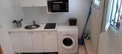 Cuisine ou kitchenette dans l'établissement Appartement calme aux abords de Paris, Seine