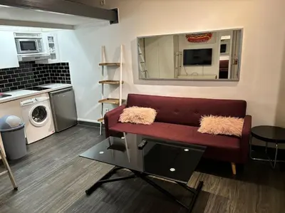 Cuisine ou kitchenette dans l'établissement Studio Bastille