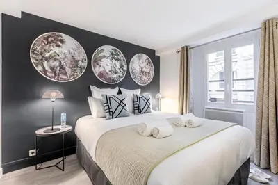 Un ou plusieurs lits dans un hébergement de l'établissement Sweett- Aboukir I