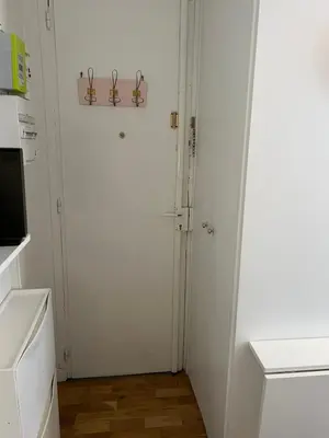 Cuisine ou kitchenette dans l'établissement Studio Île Saint-Louis (Cathédrale Notre Dame)