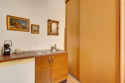 Cuisine ou kitchenette dans l'établissement Small Luxurious Room in the heart of Saint Germain