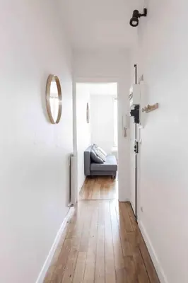 Un ou plusieurs lits dans un hébergement de l'établissement Appartement cosy au calme, proche de Paris et du RER B