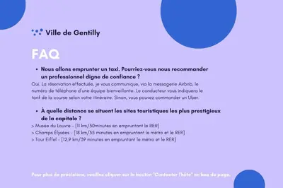 Plan de l'établissement Appartement cosy au calme, proche de Paris et du RER B