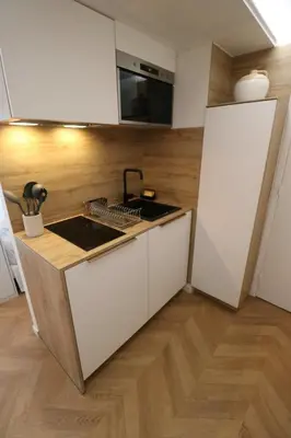 Cuisine ou kitchenette dans l'établissement Cocon neuf & cosy - A deux pas de Bercy
