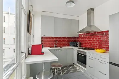 Cuisine ou kitchenette dans l'établissement Gros Caillou - Surcouf 2bdr