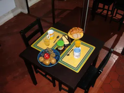Nourriture dans le B&B/chambre d'hôtes ou à proximité