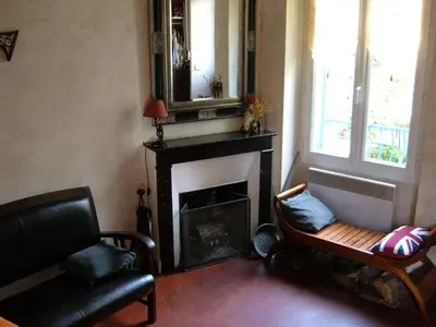 Coin salon dans l'établissement Le Jardin de Cécile et Benoit - Bed and Breakfast