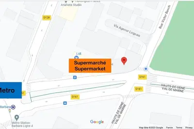 Certificat, récompense, panneau ou autre document affiché dans l'établissement 2P calme - climatisation - 70m du métro M4 Barbara - 4 pers maximum